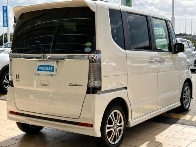 N-BOXカスタム G・Lパッケージ 新品タイヤ/社外 SDナビ/電動スライドドア/ETC/EBD付ABS/横滑り防止装置/アイドリングストップ/ワンセグTV/エアバッグ 運転席/エアバッグ 助手席/アルミホイール 純正 14インチ(3枚目)