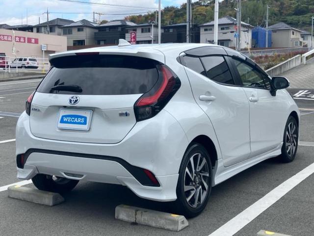 アクア Z 新品タイヤ/純正エアロ/保証書/ディスプレイオーディオ+ナビ10インチ/トヨタセーフティセンス/シートヒーター 前席/パノラミックビューモニター/車線逸脱防止支援システム/シート ハーフレザー(3枚目)