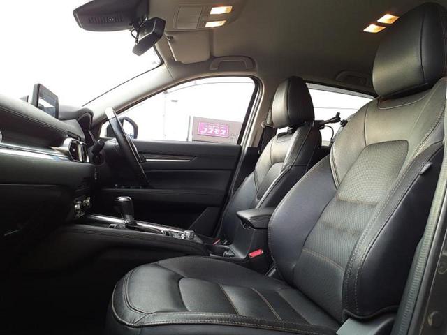 ＣＸ－５ ＸＤ　Ｌパッケージ　ＢＯＳＥ／保証書／純正　ＳＤナビ／衝突安全装置／シートヒーター／車線逸脱防止支援システム／シート　フルレザー／電動バックドア／ヘッドランプ　ＬＥＤ／ＥＴＣ／ＥＢＤ付ＡＢＳ／横滑り防止装置　革シート（7枚目）