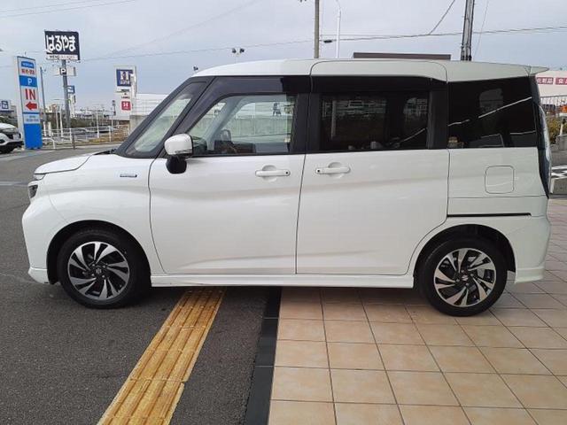 ソリオバンディット バンディットハイブリッドＭＶ　新品タイヤ／保証書／純正　ＳＤナビ／衝突安全装置／両側電動スライドドア／シートヒーター／車線逸脱防止支援システム／ヘッドランプ　ＬＥＤ／ＥＴＣ／ＥＢＤ付ＡＢＳ／横滑り防止装置／アイドリングストップ（2枚目）