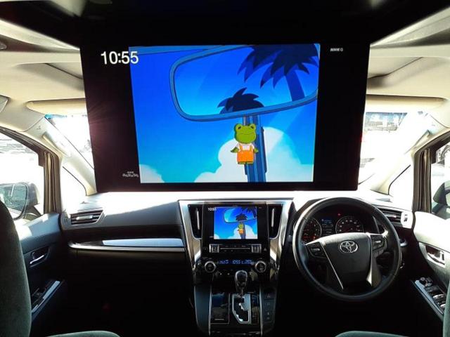 アルファード Ｓ　Ａパッケージ　サンルーフ／保証書／社外　１１インチ　ＳＤナビ／フリップダウンモニター　社外　１２．８インチ／両側電動スライドドア／ヘッドランプ　ＬＥＤ／ＥＴＣ／ＥＢＤ付ＡＢＳ／横滑り防止装置／フルセグＴＶ（9枚目）