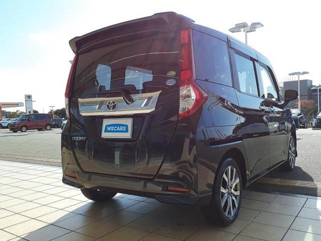 ルーミー カスタムG-T 新品タイヤ/保証書/純正 9インチ SDナビ/衝突安全装置/両側電動スライドドア/車線逸脱防止支援システム/ヘッドランプ LED/ETC/EBD付ABS/横滑り防止装置/アイドリングストップ(3枚目)