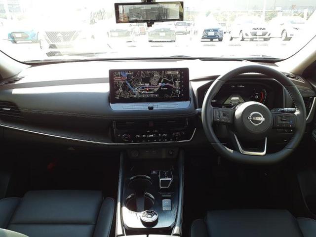 エクストレイル ４ＷＤ　Ｇ　ｅ－４ＯＲＣＥ　保証書／純正　１２．３インチ　メモリーナビ／インテリジェントルームミラー／エマージェンシーブレーキ／シートヒーター　全席／アラウンドビューモニター／車線逸脱防止支援システム／プロパイロット　電動シート（6枚目）