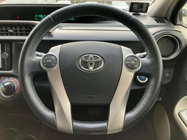 アクア Ｇ　保証書／純正　ＳＤナビ／ヘッドランプ　ＬＥＤ／Ｂｌｕｅｔｏｏｔｈ接続／ＥＴＣ／ＥＢＤ付ＡＢＳ／横滑り防止装置／アイドリングストップ／バックモニター／ワンセグＴＶ／ＤＶＤ／エアバッグ　運転席　ＤＶＤ再生（14枚目）