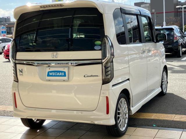 Ｎ－ＢＯＸカスタム ＥＸ・ターボ　新品タイヤ／保証書／純正　ＳＤナビ／ホンダセンシング／両側電動スライドドア／シートヒーター　前席／車線逸脱防止支援システム／シート　ハーフレザー／ドライブレコーダー　前後／ヘッドランプ　ＬＥＤ　ターボ（3枚目）
