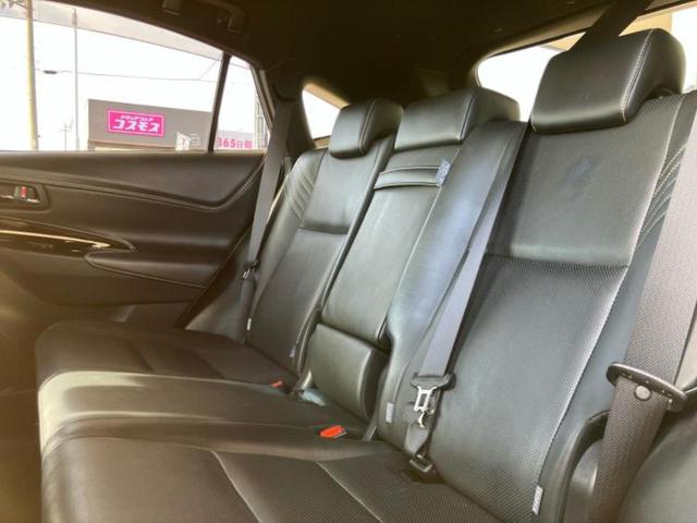 ハリアー プレミアムメタルアンドレザーパッケージ　新品タイヤ／純正エアロ／保証書／社外　１０インチ　ＳＤナビ／衝突安全装置／シートヒーター／車線逸脱防止支援システム／シート　フルレザー／電動バックドア／ヘッドランプ　ＬＥＤ／ＥＴＣ／ＥＢＤ付ＡＢＳ（8枚目）