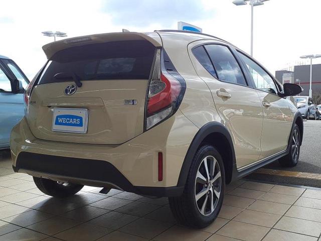 アクア クロスオーバー　保証書／純正　９インチ　ＳＤナビ／衝突安全装置／車線逸脱防止支援システム／シート　ハーフレザー／ドライブレコーダー　純正／ヘッドランプ　ＬＥＤ／Ｂｌｕｅｔｏｏｔｈ接続／ＥＴＣ／ＥＢＤ付ＡＢＳ　ドラレコ（3枚目）