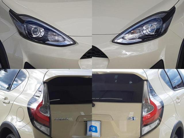 アクア クロスオーバー　保証書／純正　９インチ　ＳＤナビ／衝突安全装置／車線逸脱防止支援システム／シート　ハーフレザー／ドライブレコーダー　純正／ヘッドランプ　ＬＥＤ／Ｂｌｕｅｔｏｏｔｈ接続／ＥＴＣ／ＥＢＤ付ＡＢＳ　ドラレコ（56枚目）