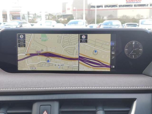 ＵＸ ＵＸ２５０ｈバージョンＬ　新品タイヤ／保証書／純正　１０．３インチ　メモリーナビ／プリクラッシュセーフティ／エアーシート　前席／パノラミックビューモニター／車線逸脱防止支援システム／シート　フルレザー／電動バックドア　革シート（9枚目）