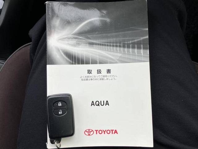 アクア Ｇ　社外　ＳＤナビ／ヘッドランプ　ＨＩＤ／ＥＴＣ／ＥＢＤ付ＡＢＳ／横滑り防止装置／アイドリングストップ／フルセグＴＶ／エアバッグ　運転席／エアバッグ　助手席／パワーウインドウ／キーレスエントリー（37枚目）