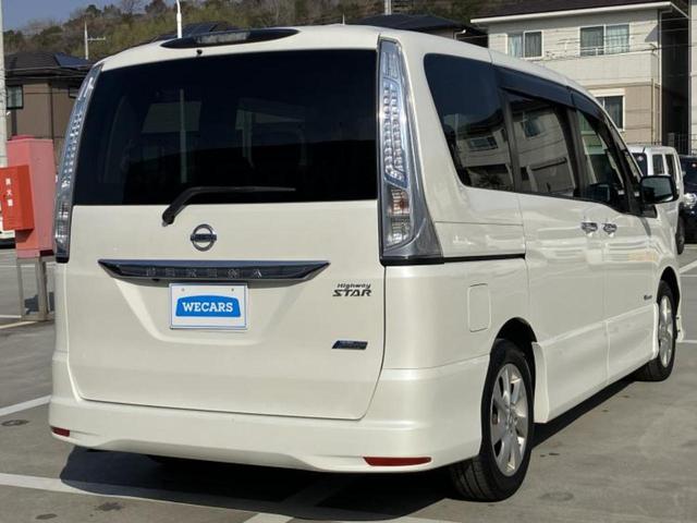 セレナ ハイウェイスターＨＶ　Ｖセレクション　新品タイヤ／保証書／純正　ＳＤナビ／フリップダウンモニター　社外　１０．２インチ／両側電動スライドドア／ヘッドランプ　ＨＩＤ／ＥＴＣ／ＥＢＤ付ＡＢＳ／横滑り防止装置／アイドリングストップ　後席モニター（3枚目）