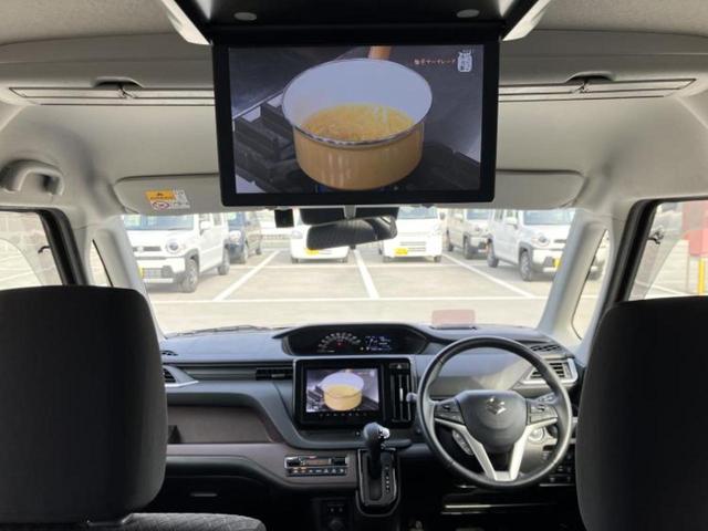 ソリオバンディット バンディットハイブリッドＭＶ　新品タイヤ／保証書／純正　９インチ　ナビ／フリップダウンモニター　社外　９インチ／デュアルカメラブレーキサポート（スズキ）／両側電動スライドドア／シートヒーター／全方位モニター　全周囲カメラ　ドラレコ（9枚目）