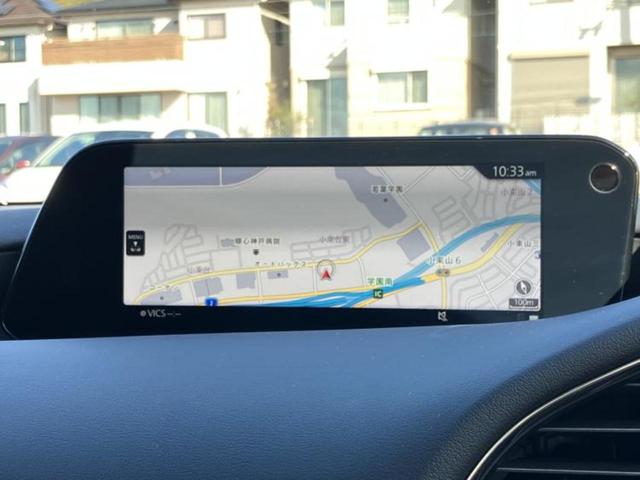 MAZDA3ファストバック X Lパッケージ 保証書/純正 SDナビ/シート フルレザー/ヘッドランプ LED/ETC/フルセグTV/アルミホイール 純正 18インチ/キーレスエントリー/オートエアコン/ワンオーナー/取扱説明書 革シート(10枚目)