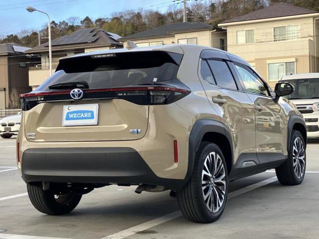 ヤリスクロス ハイブリッドZ 新品タイヤ/保証書/ディスプレイオーディオ+ナビ8インチ/トヨタセーフティセンス/シートヒーター 前席/パノラミックビューモニター/車線逸脱防止支援システム/シート ハーフレザー 衝突被害軽減システム(3枚目)