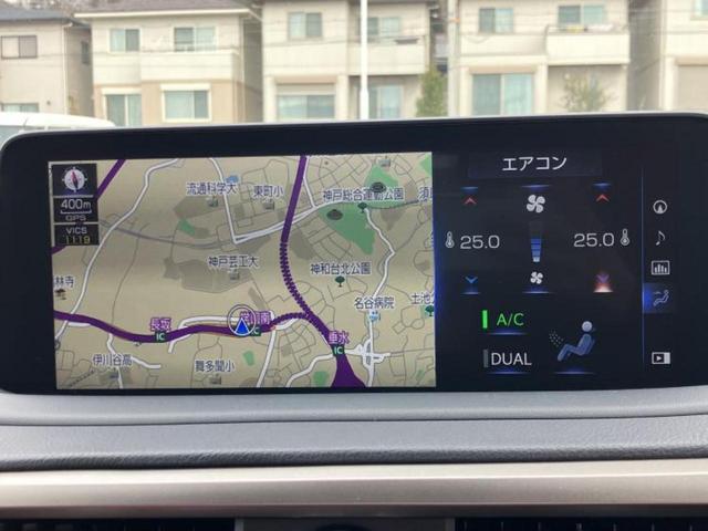 ＲＸ ＲＸ４５０ｈ　Ｆスポーツ　新品タイヤ／サンルーフ／保証書／純正　１２．３インチ　メモリーナビ／プリクラッシュセーフティ／シートヒーター／パノラミックビューモニター／車線逸脱防止支援システム／シート　合皮／電動バックドア　ＥＴＣ（9枚目）