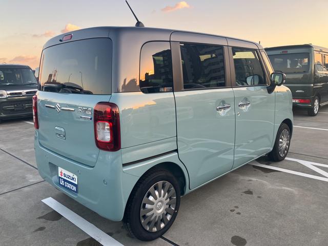 ワゴンＲスマイル ＨＹＢＲＩＤ　Ｘ　３型前後衝突被害軽減ブレーキ　デュアルセンサーブレーキサポート２、後退時ブレーキサポート、オートクルーズ、オートエアコン、キーレスプッシュエンジンスタート、両側電動格納ミラー、ＨＹＢＲＩＤ、オートライト、運転席シートヒーター、（8枚目）