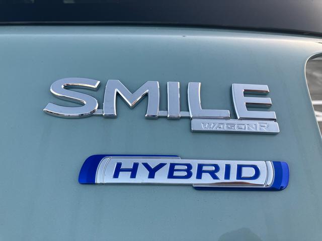 ワゴンＲスマイル ＨＹＢＲＩＤ　Ｘ　３型前後衝突被害軽減ブレーキ　デュアルセンサーブレーキサポート２、後退時ブレーキサポート、オートクルーズ、オートエアコン、キーレスプッシュエンジンスタート、両側電動格納ミラー、ＨＹＢＲＩＤ、オートライト、運転席シートヒーター、（55枚目）