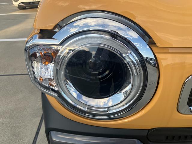 ハスラー HYBRID X 3型前後衝突被害軽減ブレーキ デュアルカメラブレーキサポート、後退時ブレーキサポート、オートクルーズ、オートエアコン、キーレスプッシュエンジンスタート、両側電動格納ミラー、HYBRID、オートライト、運転席シートヒーター(46枚目)