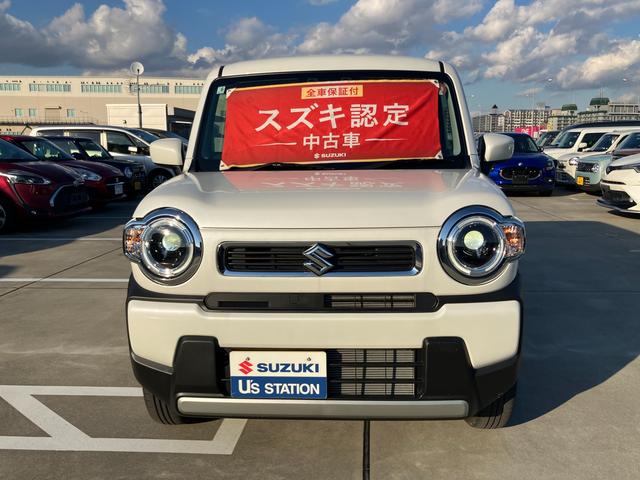 ハスラー ＨＹＢＲＩＤ　Ｇターボ　３型　衝突被害軽減ブレーキ　ＬＥＤ　デュアルカメラブレーキ｜アダプティブクルーズコントロール｜１５インチスチールホイール｜フルオートエアコン｜パドルシフト｜電動格納式ドアミラー｜シートヒーター｜（4枚目）