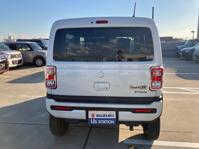 ハスラー ＨＹＢＲＩＤ　Ｇターボ　３型　衝突被害軽減ブレーキ　ＬＥＤ　デュアルカメラブレーキ｜アダプティブクルーズコントロール｜１５インチスチールホイール｜フルオートエアコン｜パドルシフト｜電動格納式ドアミラー｜シートヒーター｜（7枚目）