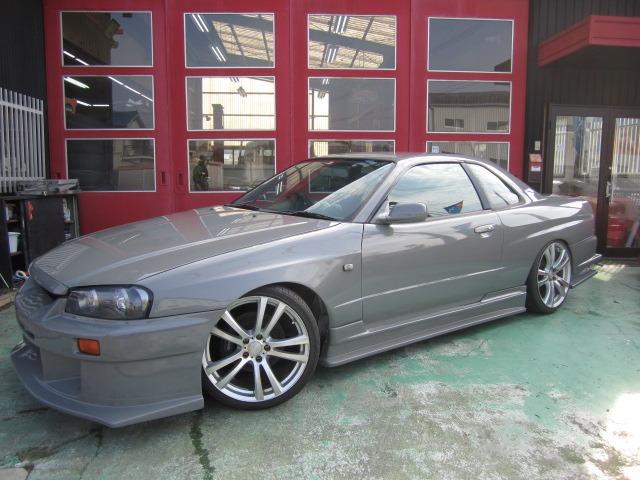 25GTターボ URASフルエアロ 車高調 前置きインタークーラー マフラー オールペイントBMWライムロックグレーパール(2枚目)