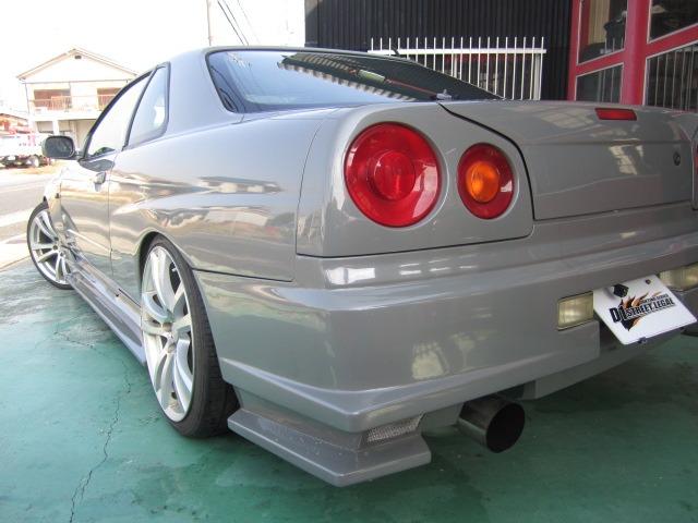 25GTターボ URASフルエアロ 車高調 前置きインタークーラー マフラー オールペイントBMWライムロックグレーパール(12枚目)