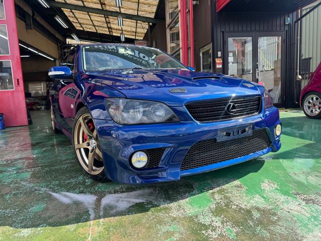 アルテッツァ RS200 Zエディション 同色オールペン済み 車高調 LSD HKSエキマニ マフラー コンピューター SARDラジエーター TRDスタビライザー(2枚目)