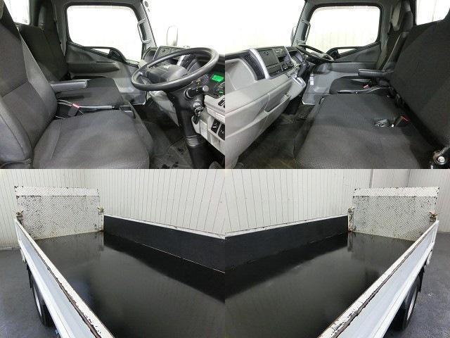 キャンター 平ボディ　ＰＧ　２ｔ積　純正ＡＭ／ＦＭオーディオ・ＡＵＸ・ＥＴＣ・キーレス・フォグランプ・エアバック・ＡＢＳ・ＥＣＯモード・坂道発進補助装置・荷台寸法３０５Ｘ１６０Ｘ３８・車輛総重量４７７５ｋｇ・極東アーム式８００ｋｇＰＧ（13枚目）