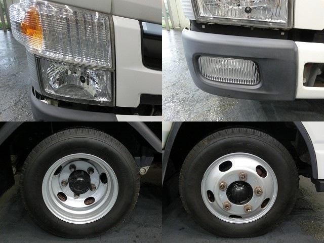 キャンター 平ボディ　ＰＧ　２ｔ積　純正ＡＭ／ＦＭオーディオ・ＡＵＸ・ＥＴＣ・キーレス・フォグランプ・エアバック・ＡＢＳ・ＥＣＯモード・坂道発進補助装置・荷台寸法３０５Ｘ１６０Ｘ３８・車輛総重量４７７５ｋｇ・極東アーム式８００ｋｇＰＧ（17枚目）