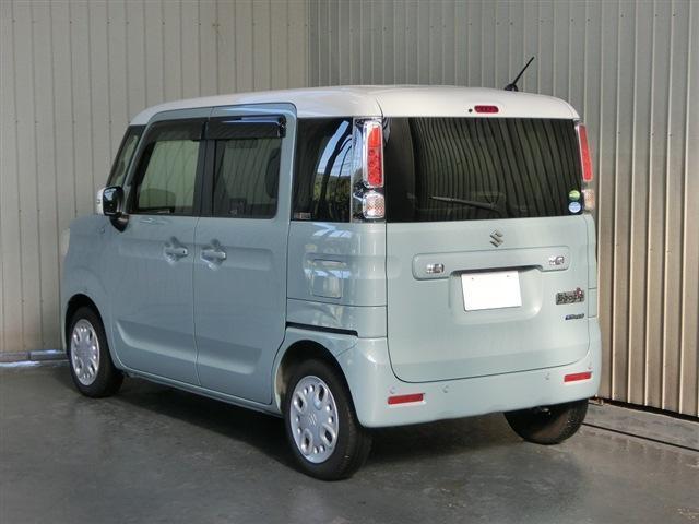 スペーシア ハイブリッドＸ　純正８インチＳＤナビ・フルセグＴＶ・Ｂｌｕｅｔｏｏｔｈ・ＤＶＤ再生・ＥＴＣ・デュアルセンサーブレーキサポート・アダプティブクルーズコントロール・ハイビームＡ・車線逸脱警報・ＥＰＳ・両側Ｐスライドドア（4枚目）