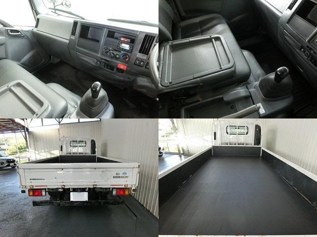 エルフトラック 平ボディ　２ｔ積　純正ＡＭ／ＦＭラジオ・ＥＴＣ・キーレス・左電格ミラー・ＡＳＲ・坂道発進補助装置・ＥＣＯＮＯモード・ヘッドライトレベライザー・ミラーヒーター・荷台寸法４３５×２０６×３８・車輛総重量４８９５ｋｇ（16枚目）