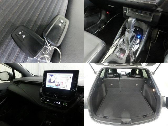 カローラツーリング ハイブリッド　ダブルバイビー　純正１０．５インチナビ・フルセグＴＶ・Ｂカメラ・Ｂｌｕｅｔｏｏｔｈ・ＥＴＣ・ＴＳＳ・プリクラ・Ｒクルコン・ＬＤＡ・Ａハイビーム・ＢＳＭ・クリアランスソナー・ブラックハーフレザーシート・モデリスタエアロ（16枚目）
