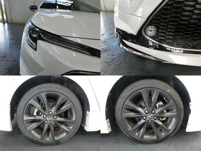 カローラツーリング ハイブリッド　ダブルバイビー　純正１０．５インチナビ・フルセグＴＶ・Ｂカメラ・Ｂｌｕｅｔｏｏｔｈ・ＥＴＣ・ＴＳＳ・プリクラ・Ｒクルコン・ＬＤＡ・Ａハイビーム・ＢＳＭ・クリアランスソナー・ブラックハーフレザーシート・モデリスタエアロ（17枚目）