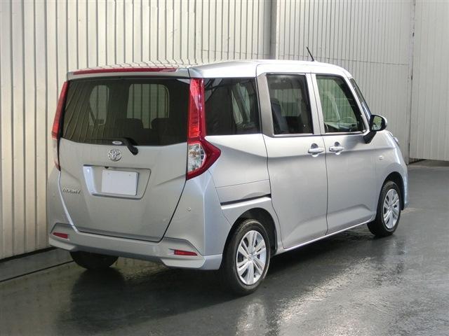 ルーミー Ｘ　純正ＳＤナビ・バックカメラ・Ｂｌｕｅｔｏｏｔｈ・ＥＴＣ・ＴＳＳ・Ａハイビーム・横滑り防止・クリアランスソナー・左側パワースライドドア・アイドリングストップ・電格ドアミラー・ステアスイッチ・スマートキー（3枚目）