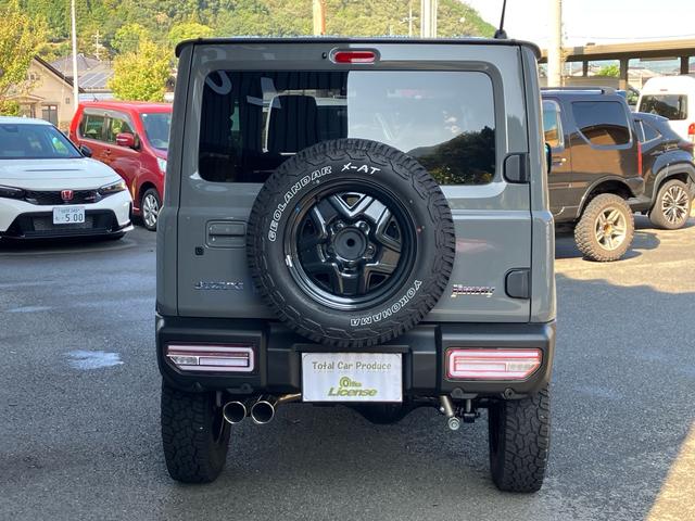 ジムニー XL ETC ヨコハマジオランダーXAT 195R16C ガナドールマフラー TANIGUTI SOLVEACE40 外インテークホース +POWER ECMハイオク仕様 RA-NOS 4CMリフトアップ(7枚目)