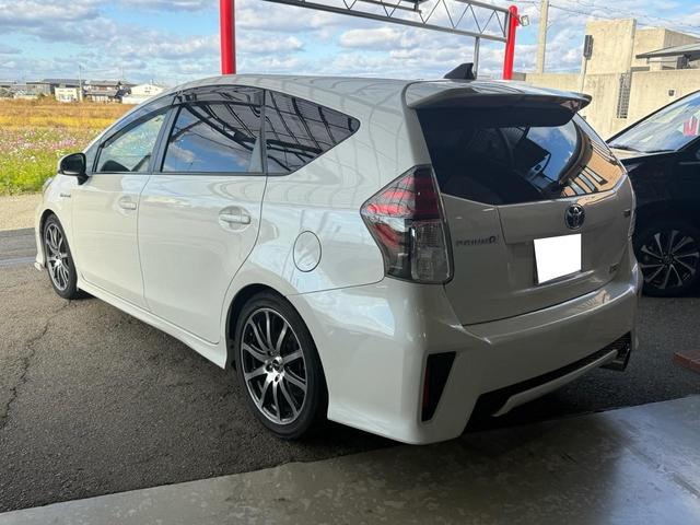 プリウスアルファ Ｓツーリングセレクション・Ｇ’ｓ　アルパイン９インチナビ　フルセグＴＶ　Ｂｌｕｅｔｏｏｔｈ　ＥＴＣ　バックカメラ　リアフィルム　シルクブレイズリップスポイラー（8枚目）