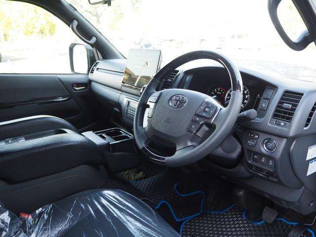 ハイエースバン 　★４ＷＤ★バッドフェイス★オーバーフェンダー★ＴＲＤ　ＬＥＤ付Ｆスポイラー★ＪＡＯＳマッドガード★ＬＥＮＳＯ　ＰＲＯＪＥＣＴ１８インチアルミ★ＡＬＰＩＮＥフリップダウン＆１１型ナビ（14枚目）