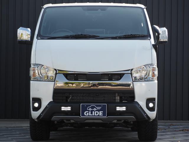 ハイエースバン 　★４ＷＤ★バッドフェイス★オーバーフェンダー★ＴＲＤ　ＬＥＤ付Ｆスポイラー★ＪＡＯＳマッドガード★ＬＥＮＳＯ　ＰＲＯＪＥＣＴ１８インチアルミ★ＡＬＰＩＮＥフリップダウン＆１１型ナビ（52枚目）