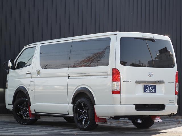 ハイエースバン 　★４ＷＤ★バッドフェイス★オーバーフェンダー★ＴＲＤ　ＬＥＤ付Ｆスポイラー★ＪＡＯＳマッドガード★ＬＥＮＳＯ　ＰＲＯＪＥＣＴ１８インチアルミ★ＡＬＰＩＮＥフリップダウン＆１１型ナビ（59枚目）