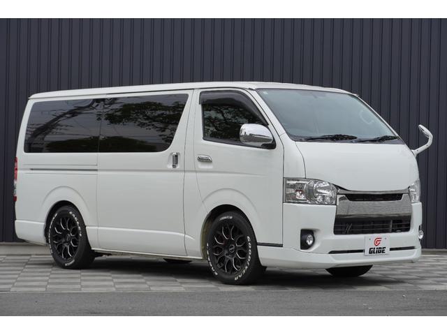 ハイエースバン スーパーＧＬ　ダークプライム　ＵＩビークル足回り　バットフェイスボンネット　ＥＳＳＥＸ１７アルミ　両側パワースライド　キャリパーカバー　ＡＣ１００Ｖ電源　ナビフルセグ　フリップダウンモニター　ＥＴＣ　スマートキー　リアスピーカー（60枚目）