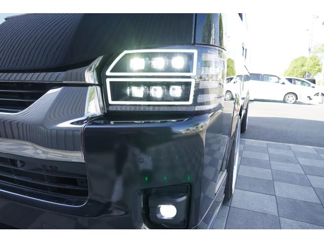 ハイエースワゴン ＧＬ　パノラマビューモニター　バレンティン６眼ＬＥＤヘッド　ＣＲＳエアロ　ＫＢレーシング１９ＡＷ　４１５コブラＦスポイラー　ＣＲＳバットフェイス　ＵＩビークルショック　強化トーションバー（24枚目）
