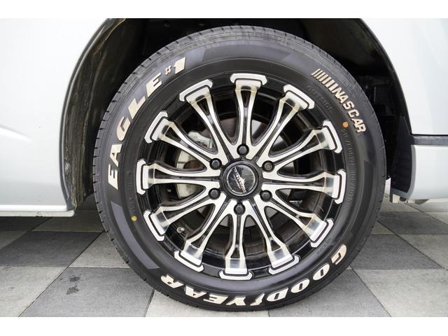 ハイエースワゴン ＧＬ　４ＷＤ　寒冷地仕様　バトルシップ１７インチＡＷ　架装ベットキット　ＬＥＤライト　ＬＥＤフォグ　ＡＬＰＩＮＥ　Ｆダウンモニター　ホワイトレタータイヤ　バックモニター　スライドドア（24枚目）