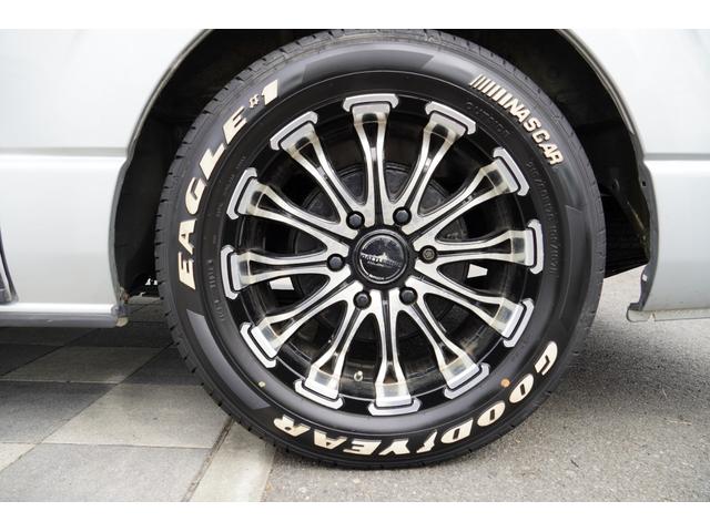 ハイエースワゴン ＧＬ　４ＷＤ　寒冷地仕様　バトルシップ１７インチＡＷ　架装ベットキット　ＬＥＤライト　ＬＥＤフォグ　ＡＬＰＩＮＥ　Ｆダウンモニター　ホワイトレタータイヤ　バックモニター　スライドドア（28枚目）