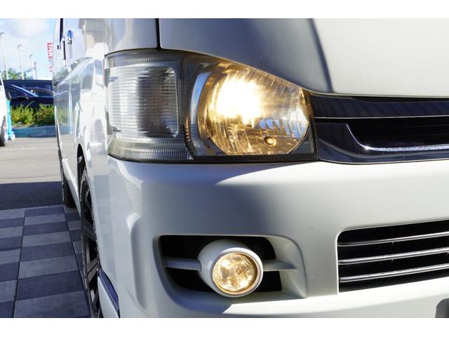 ハイエースバン ロングスーパーGL 3.0D バットフェイスボンネット ベットキット ALPINE フリップダウンモニター BARBERO17インチAW PARADA Wレター ローダウン リアガラススライドガラス タイベル交換済み(26枚目)