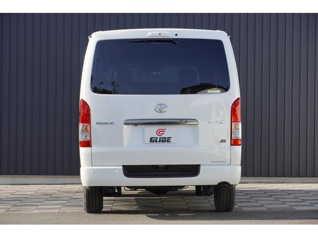 ハイエースバン ロングスーパーGL ダークプライムS 2.8D パノラマビューモニター 両側パワースライドドア Dインナーミラー LEDヘッドライト 専用Sロゴシート 専用プラチナサテンスキーメッキグリル 070パールホワイト トヨタセーフティーセンス(11枚目)