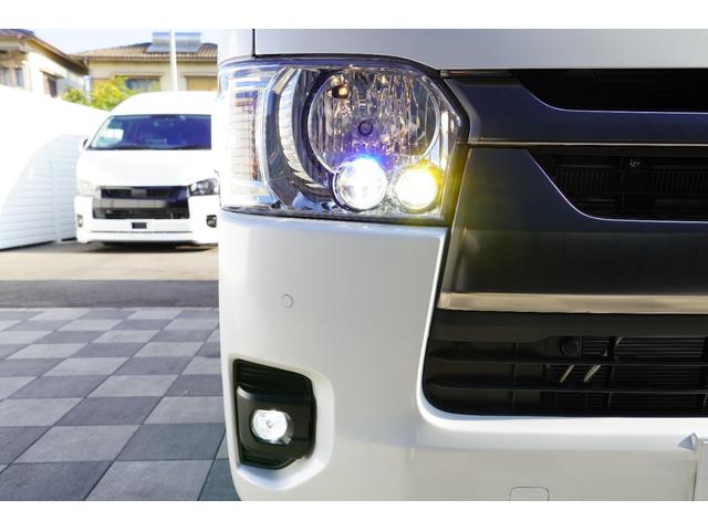 ハイエースバン ロングスーパーGL ダークプライムS 2.8D パノラマビューモニター 両側パワースライドドア Dインナーミラー LEDヘッドライト 専用Sロゴシート 専用プラチナサテンスキーメッキグリル 070パールホワイト トヨタセーフティーセンス(28枚目)