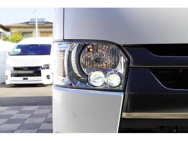 ハイエースバン ロングスーパーGL ダークプライムS 2.8D パノラマビューモニター 両側パワースライドドア Dインナーミラー LEDヘッドライト 専用Sロゴシート 専用プラチナサテンスキーメッキグリル 070パールホワイト トヨタセーフティーセンス(29枚目)