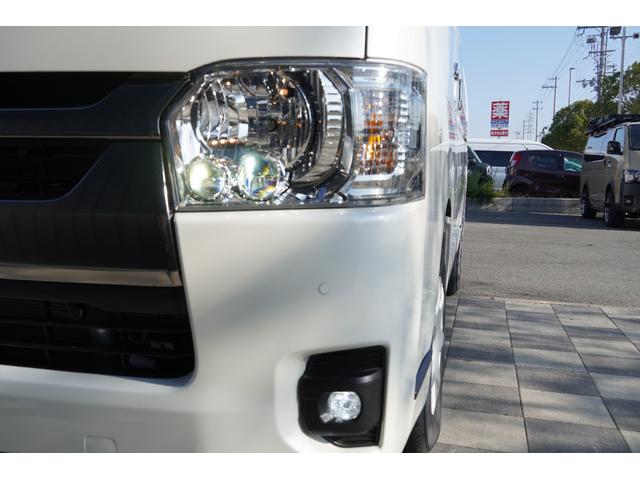 ハイエースバン ロングスーパーGL ダークプライムS 2.8D パノラマビューモニター 両側パワースライドドア Dインナーミラー LEDヘッドライト 専用Sロゴシート 専用プラチナサテンスキーメッキグリル 070パールホワイト トヨタセーフティーセンス(31枚目)