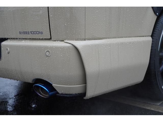 ハイエースバン 　アースカラーＰＫＧ　ＳＡＤフルエアロ　パノラマビューモニター　デジタルインナーミラー　ファブレスＭＣ－９　１８インチＡＷ　カーボンマークレスパネル　オーバーフェンダー　ＡＬＰＩＮＥ　ＤＡ（42枚目）
