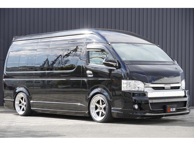 ハイエースコミューター スーパーロングＧＬ　２．８Ｄ　普通免許ＯＫ　１０人乗り　特装カラー２０２黒　ダークプライムＩＩグリル　ファブレスＸＲ－６　１９インチＡＷ　ＡＬＰＩＮＥ１１インチナビ　バックモニター　Ｆ．Ｓ．Ｒエアロ　パワースライドドア（65枚目）